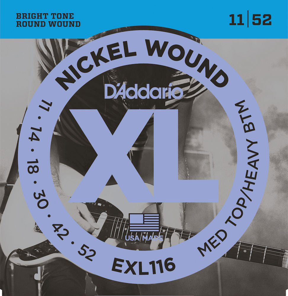 EXL116-3D Nickel Wound Med Top/heavy BTM 11-52 Pack de 3