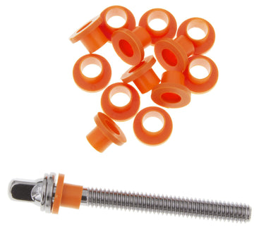 TRW50OR Rondelles Nylon Pour Tirants Orange X50