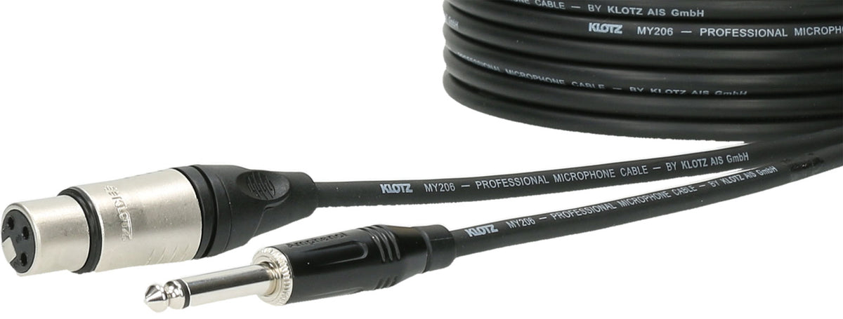 Cable Micro 5 M XLR Femelle - Jack 2P Klotz