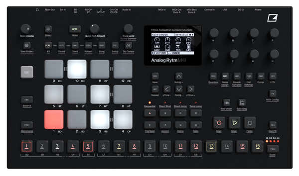 Analog Rytm MK2 Zwart
