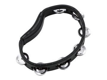 Tambourin Abs Demi Lune 1 Rangee Cymbales Noir
