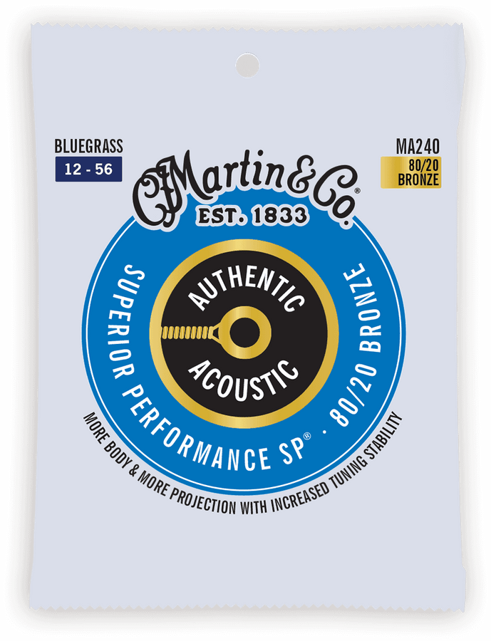 MA240 Authentic 80/20 Bronze SP Bluegrass 12-56
