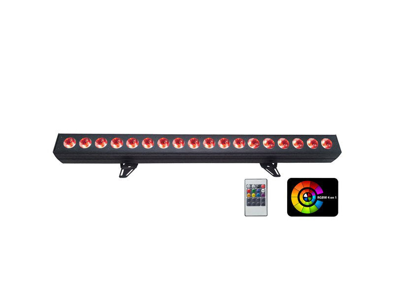 Barre LED 18X15W Quad