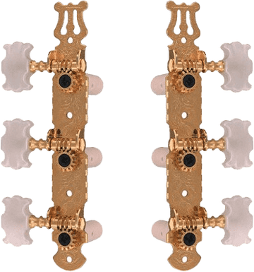 6 Stemmechanieken voor Klassieke Gitaar Verguld