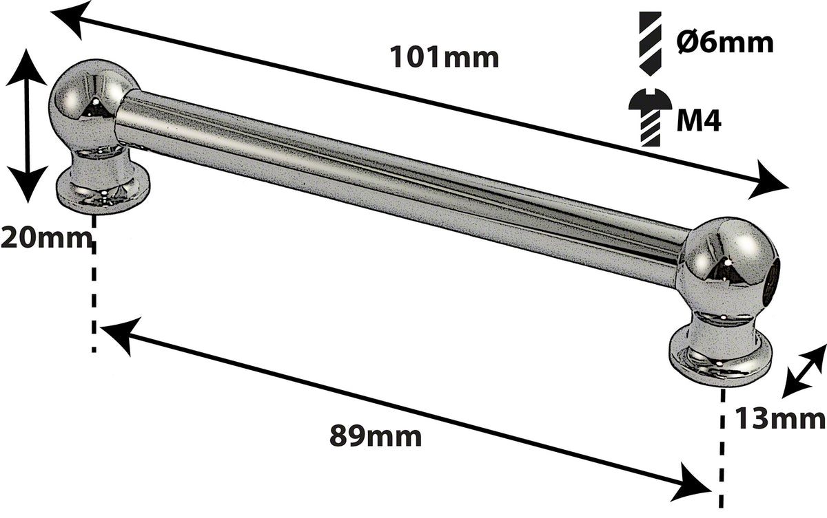 TL1D89 - Coquille Tube - 89mm - Double Tirant (X1)