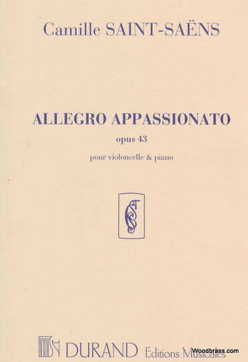 Saint Saens C. - Allegro Appassionato Opus 43 - Violoncelle et Piano