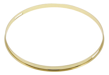 Cercle Acier 14" Timbre Doré 2.3mm Simple Flange