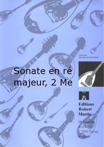 Robert Min Denis - Sonate En R Majeur 2 Mandolines