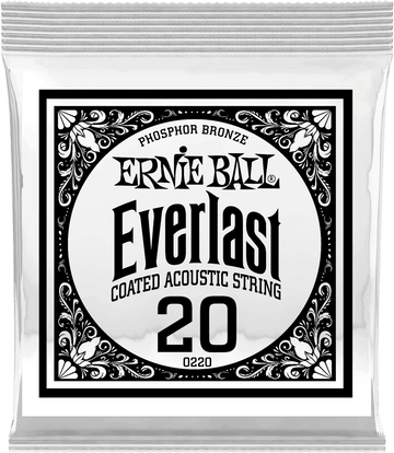 .020 EVERLAST COATED PHOSPHOR BRONZE ACOUSTIC GUITAR STRINGS