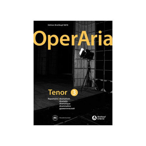Edition Breitkopf Operaria Ténor 3