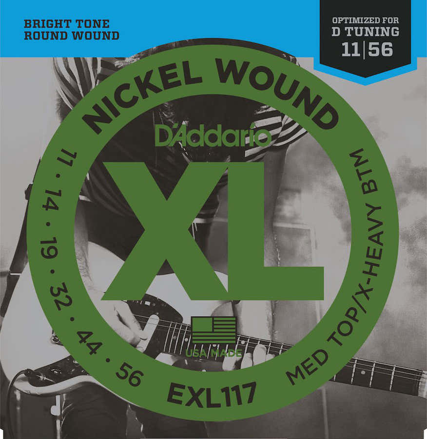 EXL117 Nickel Wound 11-56 Medium Top/Extra-Heavy Bottom