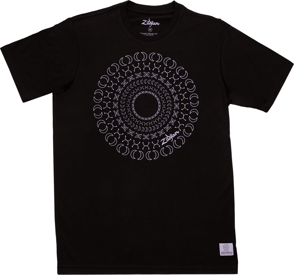 T-shirt Maat S "Alchemy"-logo Paars - Zat0041-Le