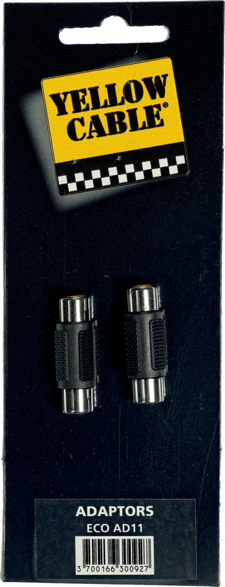 Adaptateur RCA Fem. RCA Fem. - Lot de 2