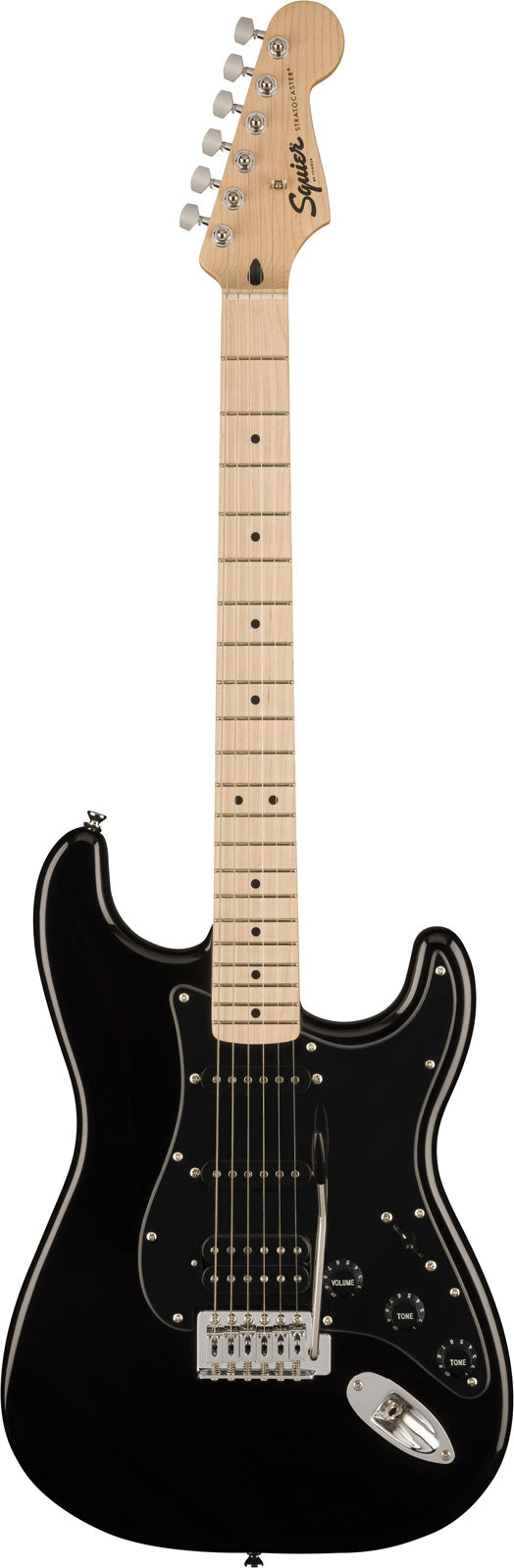 Squier Stratocaster HSS Sonic MN Zwart