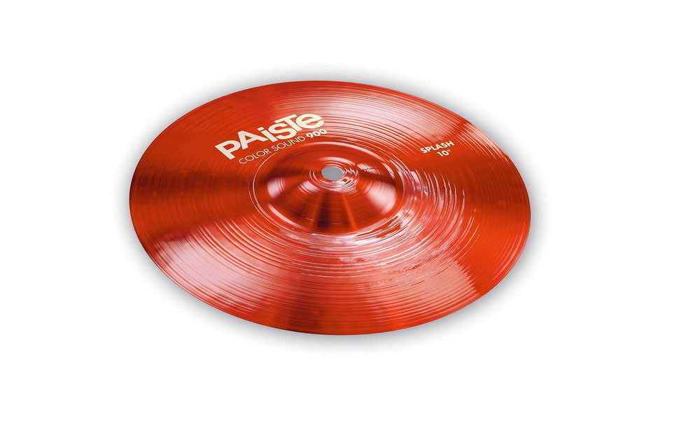 Cymbales Splash 900 Serie Color Sound Red 10"