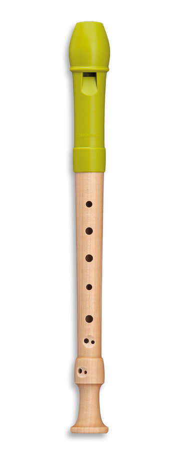 Sopraan Fipple 17411 - Appelgroen (Barokke Vingerzetting)