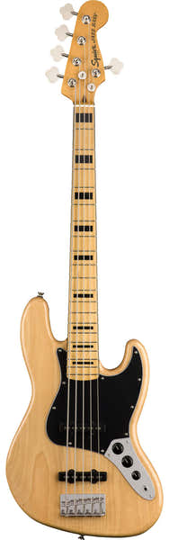Squier Jazz Bass V 70S Classic Vibe Mn Naturel