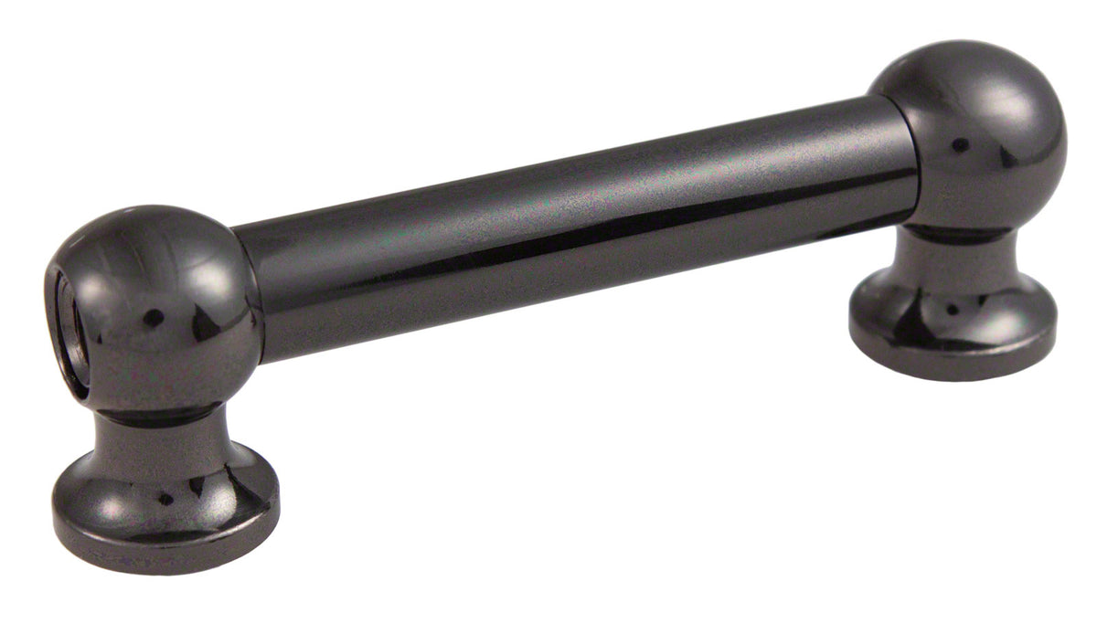 TL12D51-Bk Coquille Tube 51mm Noir Double Tirant (X1)