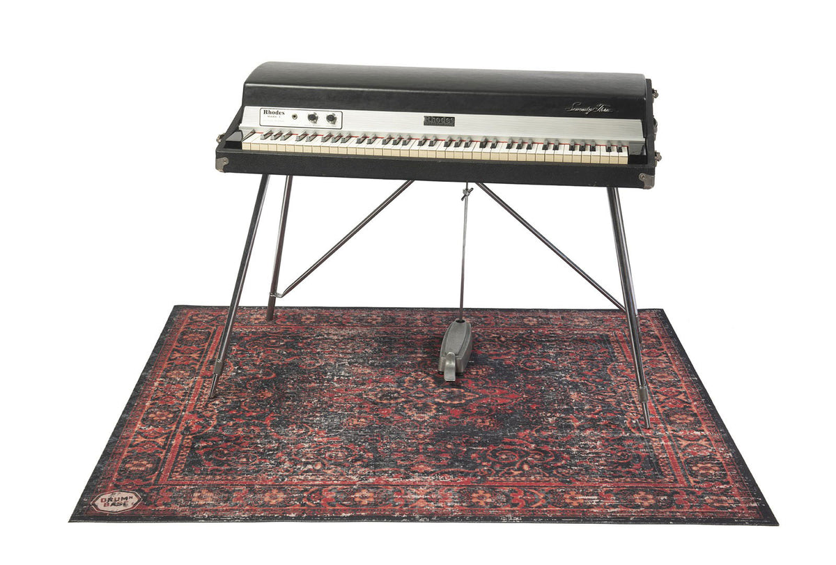 VPCLB-BLR Tapis Vintage Persian Club Series 1.63 X 1.42M Antidérapant Black Red