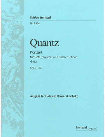 Quantz - Flute Concerto In G Major QV 5:174 QV 5:174 - Flute et Piano