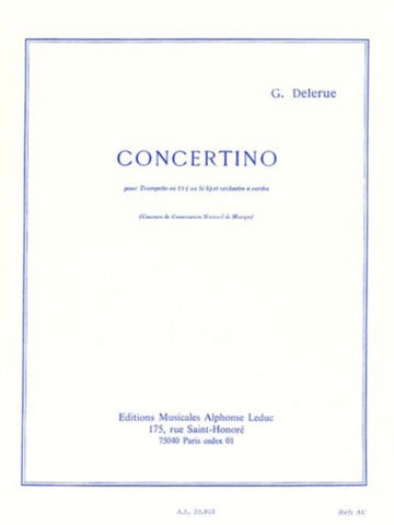 Delerue Georges - Concertino - Trompette & Piano