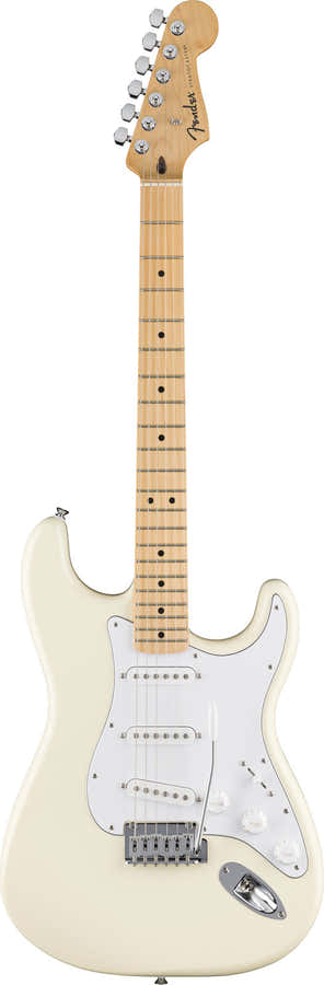Standard Stratocaster MN White Pickguard Olympic White