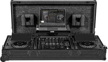 U 91111 BL - Flight Case Pour Pioneer DJ DJM-A9 & AlphaTheta CDJ-3000X