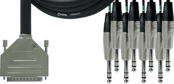 Câble Interface SUB-d/8 Jack Stéréo 5 M