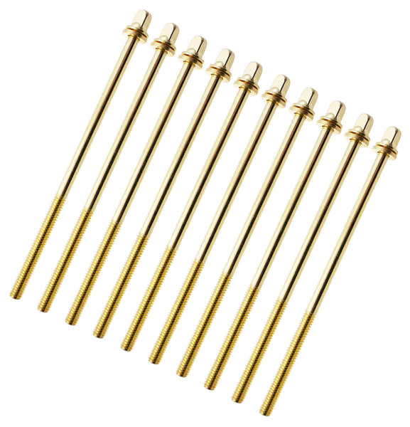 Sparedrum Spanschroef 115mm Goudkleurig Met Ring - Schroefdraad 7/32" (X10)