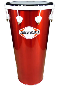 Timbal 14" x 70cm aluminium - 8 spanstangen - Rode Editie ALEGRIA - Pro
