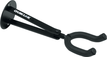 GS454 Support Mural Long pour Guitare avec Fourche Noir