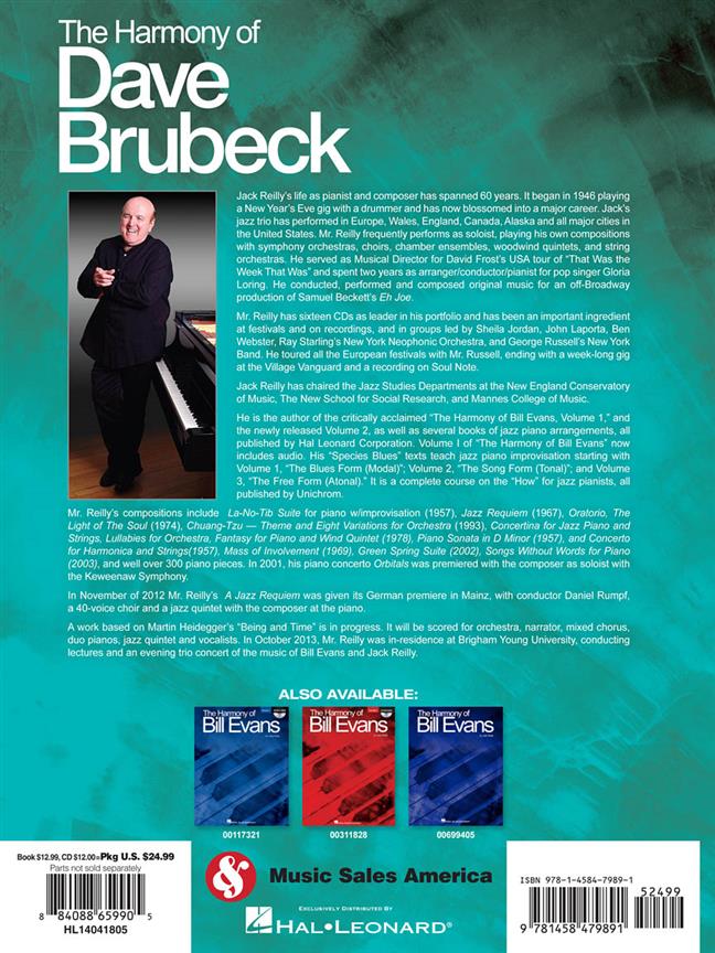 Jack Reilly - The Harmony Of Dave Brubeck + CD