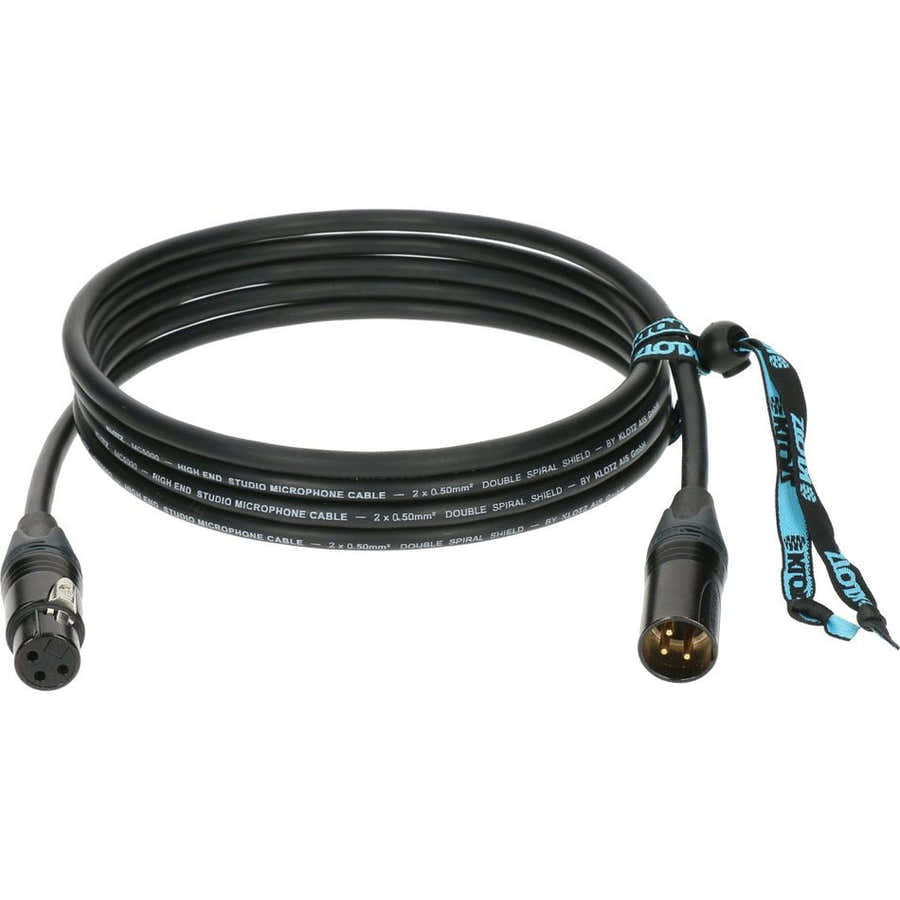 M5FM05 M5 MIC CABLE NOIR 5M XLR 3P. F/M