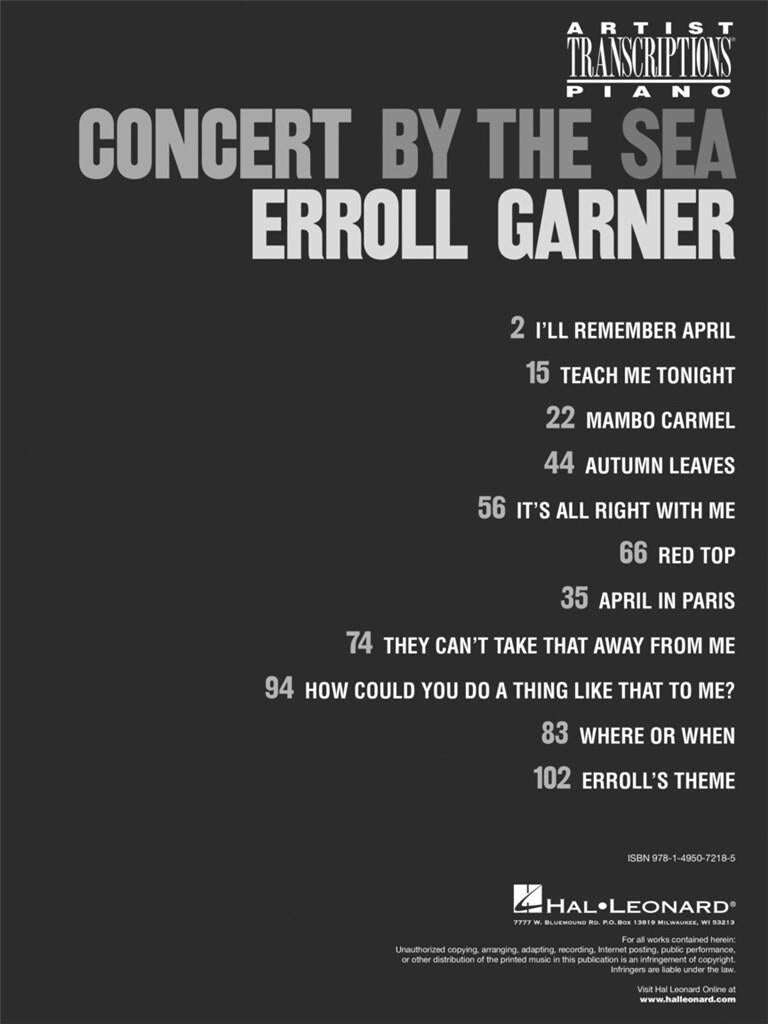 Erroll Garner - Concert By The Sea