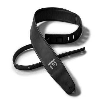 Leren band Smooth Black Matte