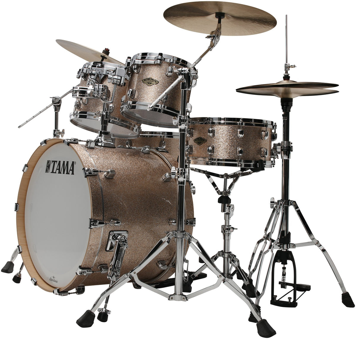 WBR42S-VCS - Starclassic Walnut/Birch Stage 22" Vintage champagne met glinstereffect