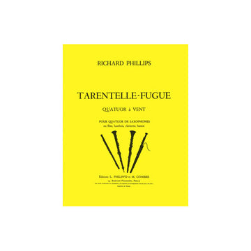 Phillips - Tarelle - Fugue - 4 Saxophones Ou Flûte Hautbois Clarinette Et Basson