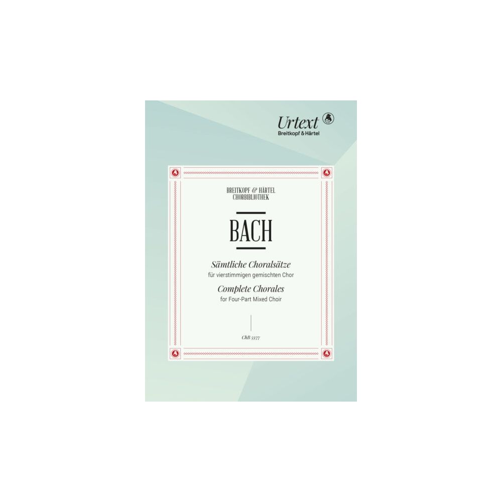 J.S. - 389 Choralgesange Complete Chorales - Choeur Piano