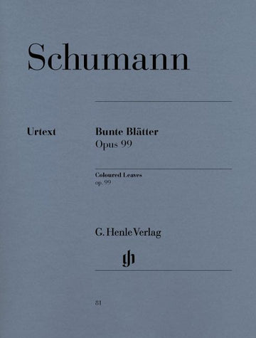 Schumann R. - Coloured Leaves (bunte Blatter) Op. 99