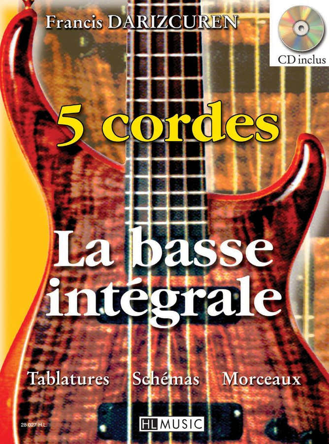 Darizcuren Francis - De complete 5-snarige basgitaar + CD - Basgitaar