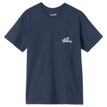"M" T-shirt premium instrumenten Marineblauw