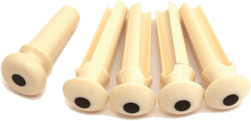 Set de Chevilles Blanc Vif Noir