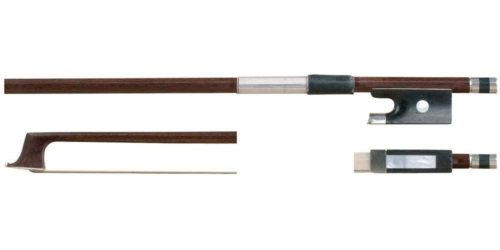 Strijkstok 1/4 Pure - Braziliaans Hout Achthoekig