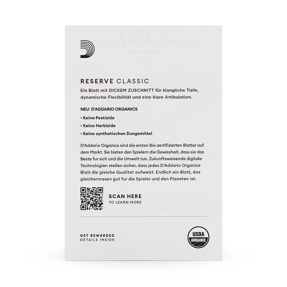 ORGANIC RESERVE CLASSIC 3,5 - CLARINET GERMAN