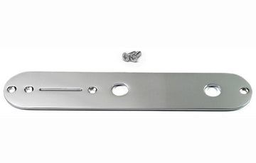 GOTOH TELE CONTROL PLATE CHROME (HOLES 9.6MM)