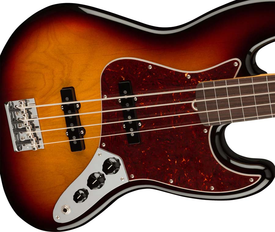 Jazz Bass Fl American Professional II Rw 3-kleurige Sunburst