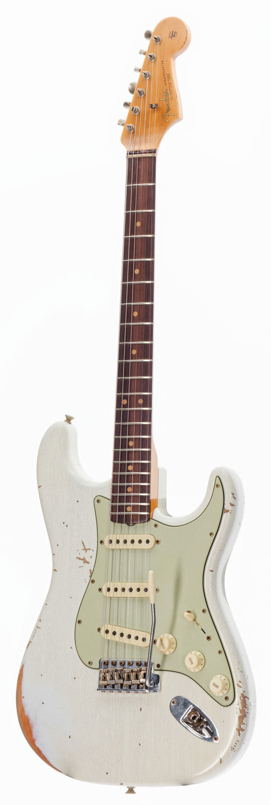 CS Stratocaster L-series LTD Heavy Relic Aged Olympic White
