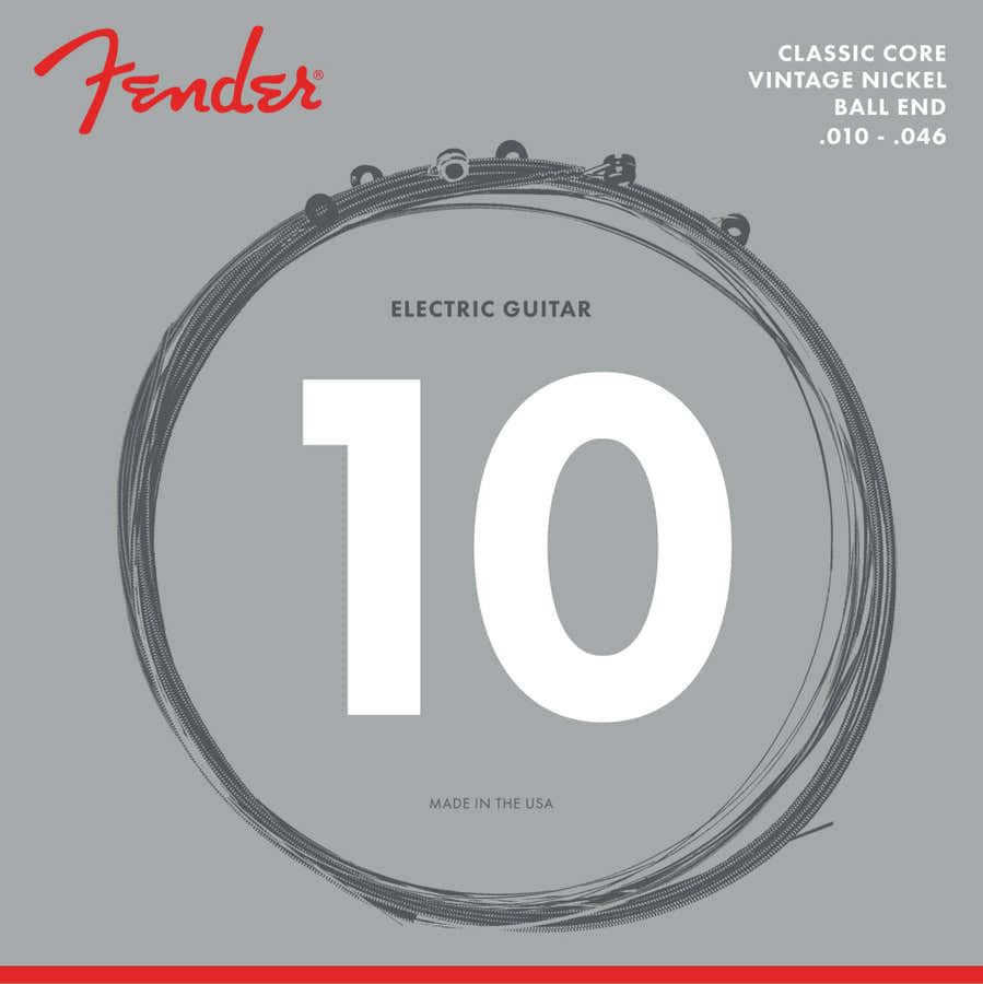 CLASSIC CORE ELECTRIC GUITAR STRINGS 155R VINTAGE NICKEL BALL ENDS (.010-.046)