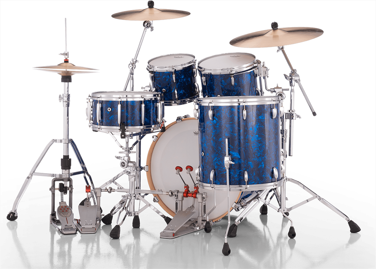 Masters Maple Gum Stage 22 GYROLOCK-l Blue Abalone