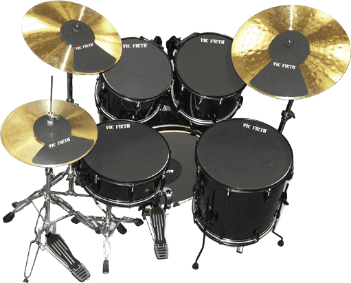 Pack Sourdine 10/12/14/14/18 + HI-hat + 2 Cymbales